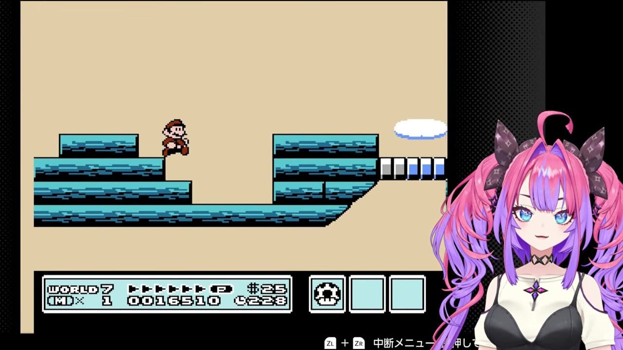 [Mario 3] Gargling Scream During Airship Fall & Return to Start, Kiki Rara Vivi