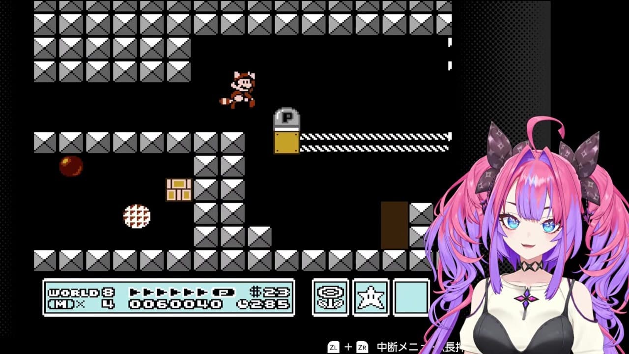 【マリオ3】3日越しの砦クリアでバンザイ＆Wピースする綺々羅々ヴィヴィ