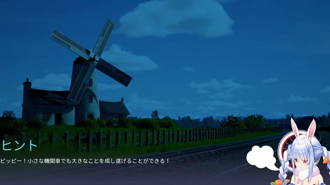 [Railway] Pekora screams "Shabettaaa!" at Thomas' unexpected AI voice after choosing a conductor