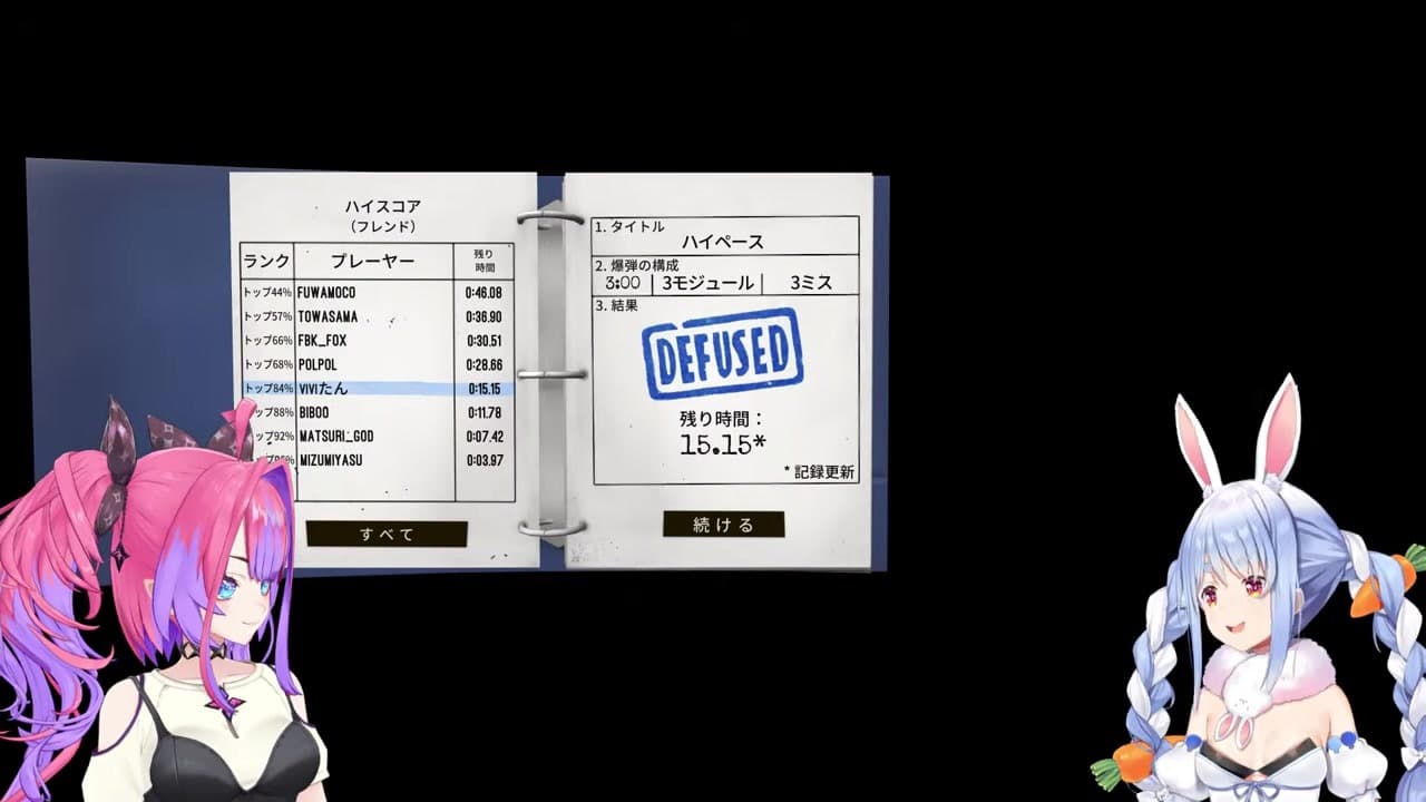 [Ear Cleaning Shoot] Vivi self-destructs confessing earwax, gets scolded by Pekora