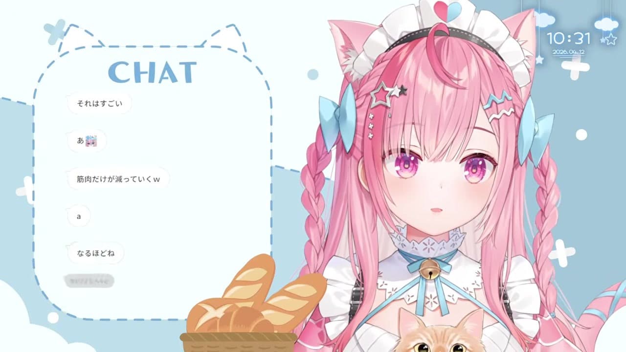 [Morning Stream] Sakuna tries to fix "puku-puku" with "Tirapis" but confuses Pilates for tiramisu dessert