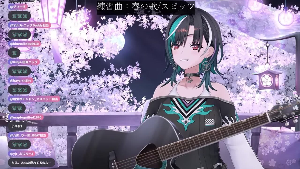 [Guitar Practice] Chihaya Rindo mixes up "Your Name" with "The Code is Arpeggio"