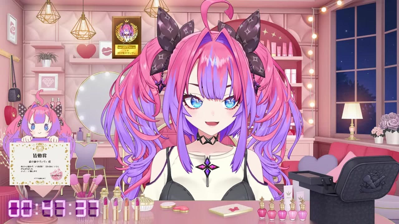 [RE4] Sleepy Kiki Rara Vivi startled by her chair cracking but relieved it's fine