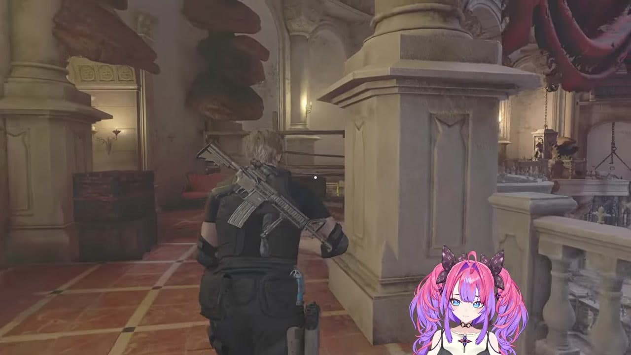 [RE4] Vivi Lets Out Her "True Voice" Screaming "Himohi, Himoyaaa!" When Attacked by Bugs